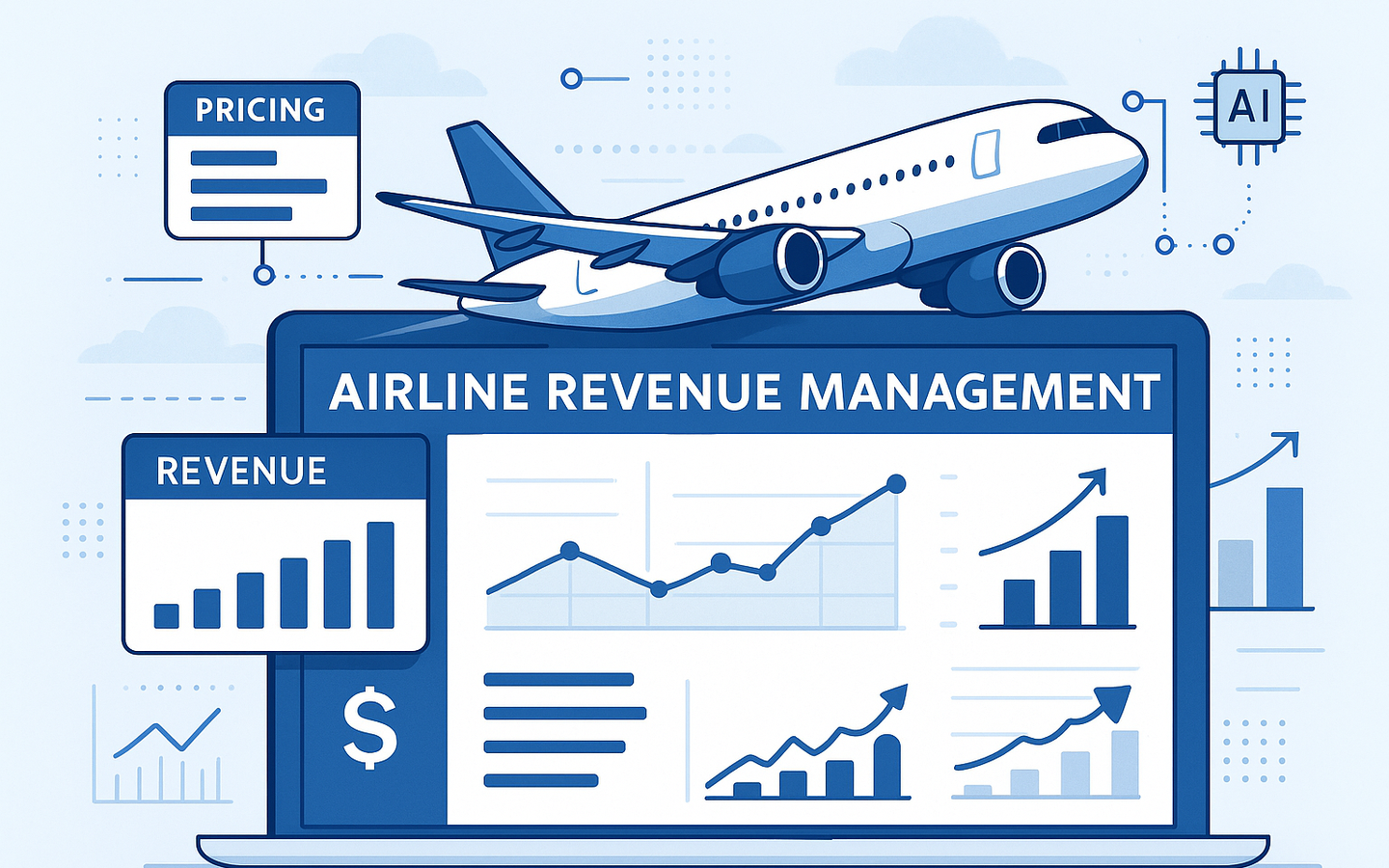 Airline revenue management machine learning project visual